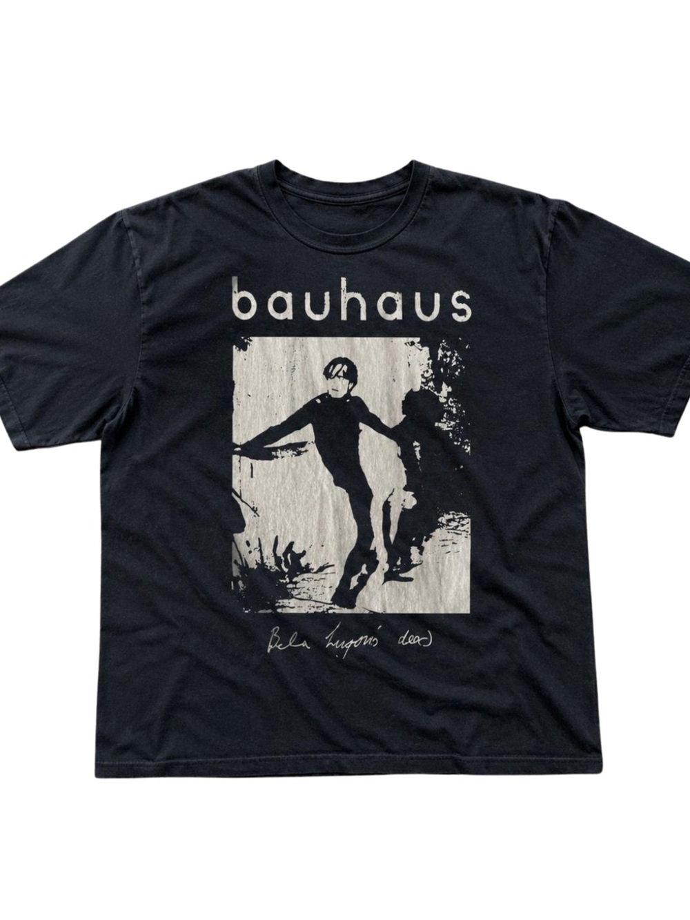 Gildan Black Bauhaus Graphic Band T-Shirt